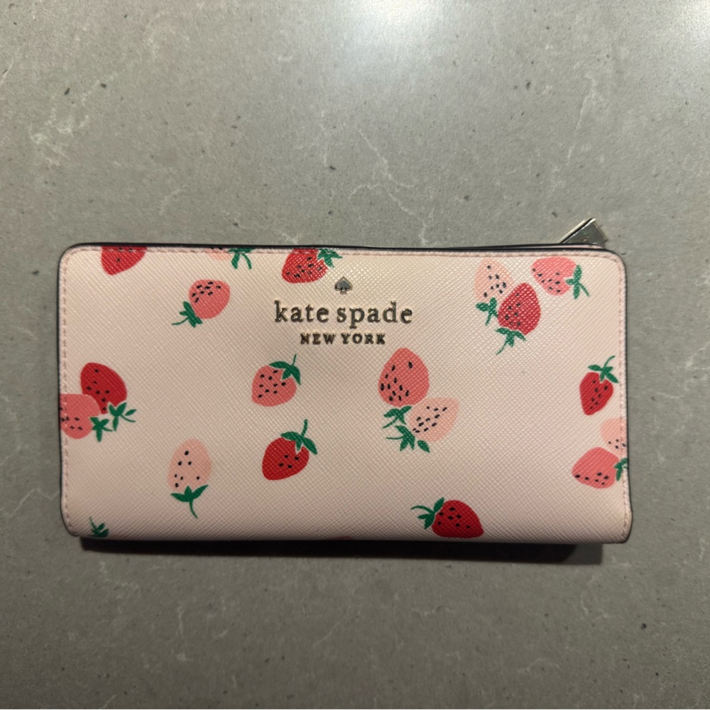 Kate Spade Pink Strawberry Wallet